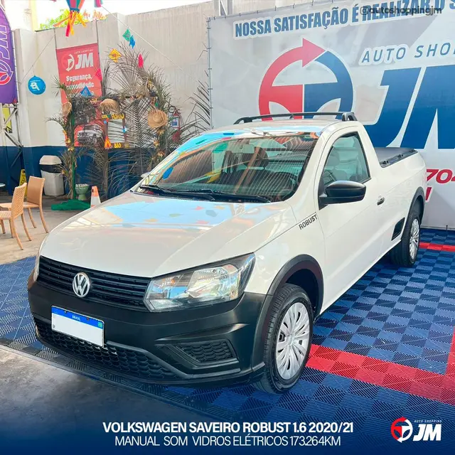 Carro Volkswagen Saveiro 2021 Robust 1.6 MSI CS (Flex)