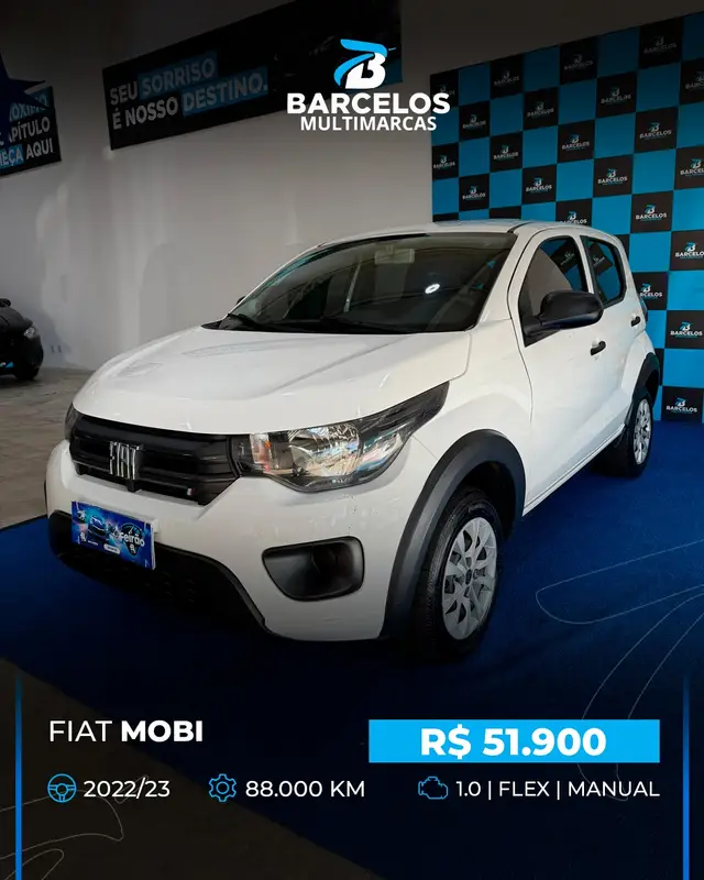 Carro Fiat Mobi 2023 Like 1.0 (Flex)