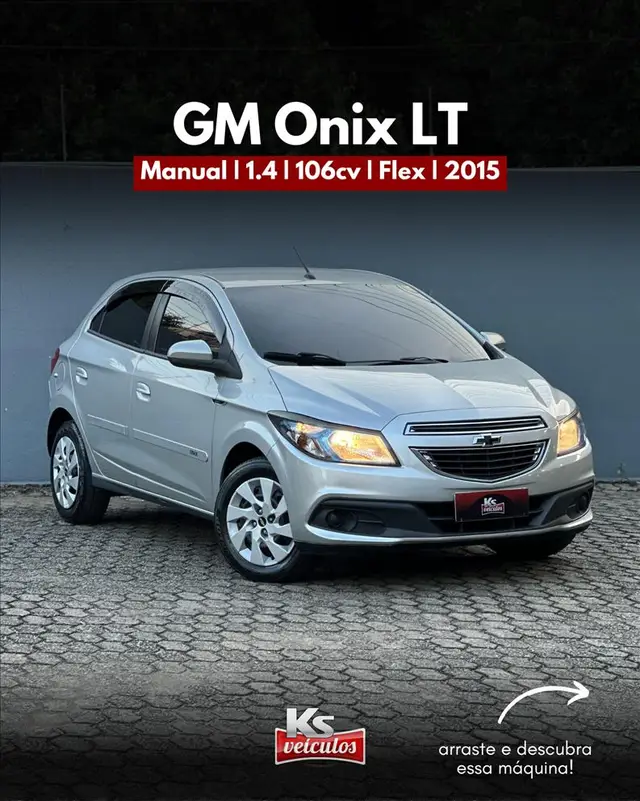 Carro Chevrolet Onix 2015 1.4 LT SPE/4