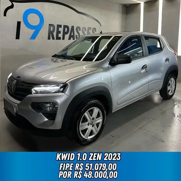 Carro Renault Kwid 2023 Zen 1.0 12v SCe (Flex)