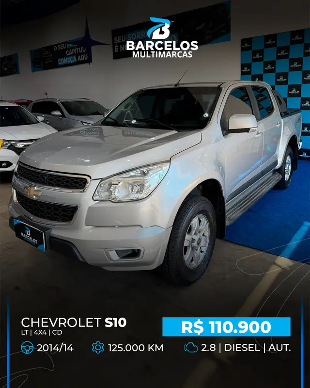 Carro Chevrolet S10 Cabine Dupla 2014 S10 2.8 CTDI LT 4WD (Cabine Dupla)