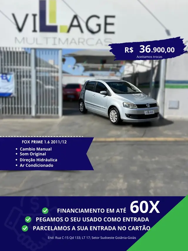 Carro Volkswagen Fox 2012 1.6 VHT Prime (Flex)