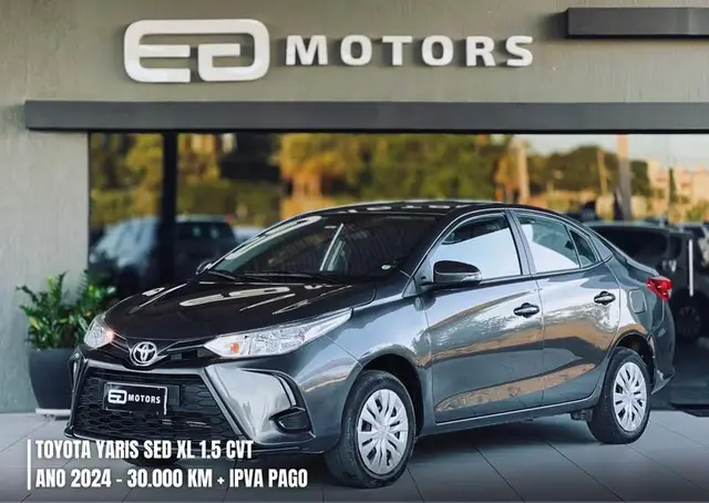 Carro Toyota Yaris Sedan 2024 XL 1.5 (Flex) (Aut)