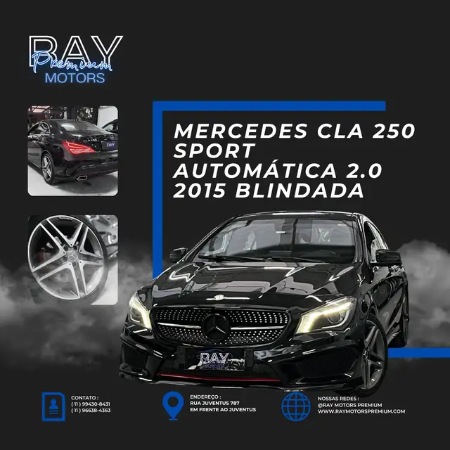 Carro Mercedes-Benz Classe CLA 2015 CLA 250 Sport DCT 4Matic