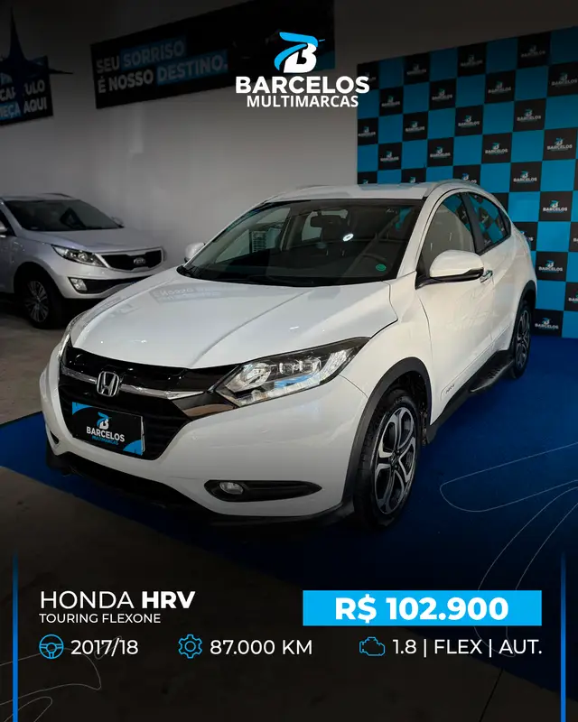Carro Honda HR-V 2018 Touring CVT 1.8 I-VTEC FlexOne