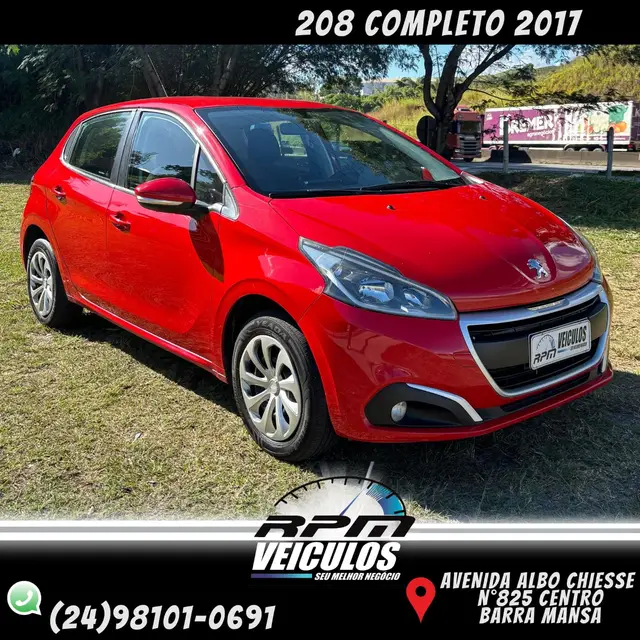 Carro Peugeot 208 2017 Active 1.2 12V (Flex)