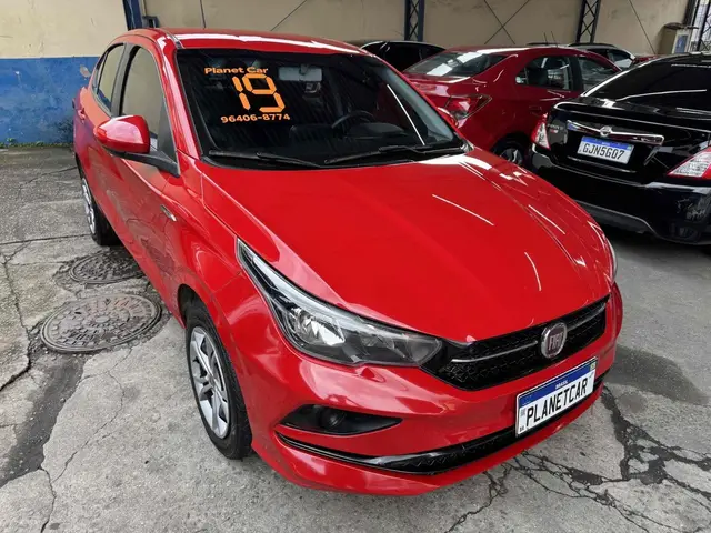 Carro Fiat Cronos 2019 1.3 Drive Firefly (Flex)