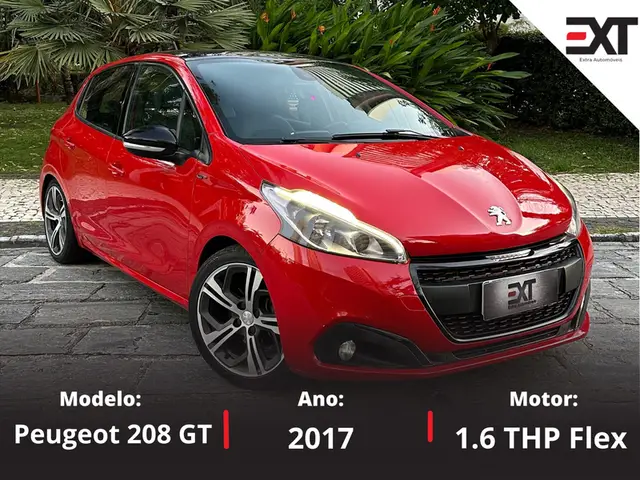 Carro Peugeot 208 2017 GT 1.6 THP (Flex)