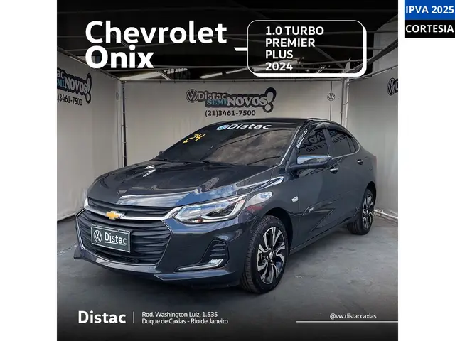 Carro Chevrolet Onix 2024 Premier 1.0 Turbo (Aut.)