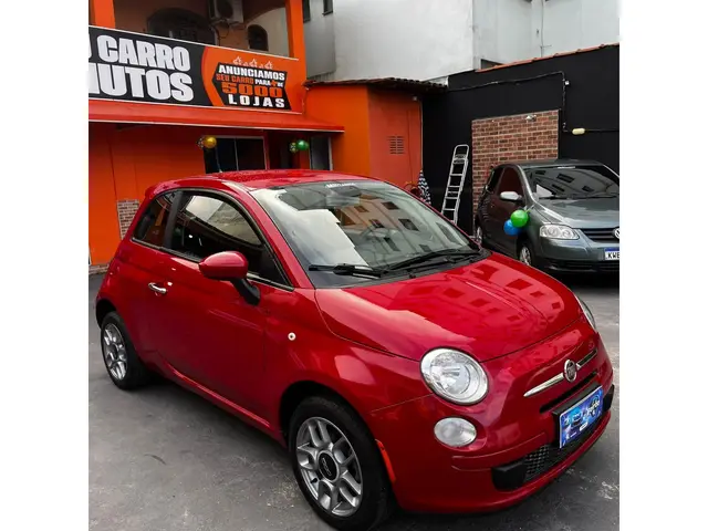 Carro Fiat 500 2014 Cult Dualogic 1.4 Evo (Flex)