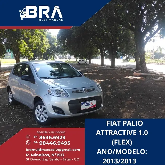 Carro Fiat Palio 2013 Attractive 1.0 8V (Flex)