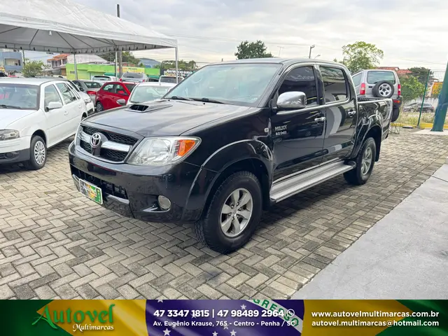 Carro Toyota Hilux Cabine Dupla 2008 Hilux SRV 4X4 3.0 (cab dupla) (aut)
