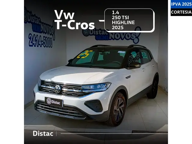 Carro Volkswagen T-Cross 2025 1.4 TSI Highline (Aut) (Flex)