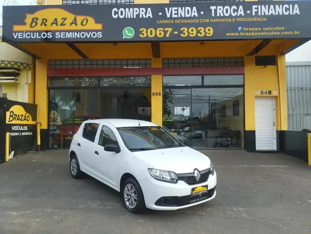 Carro Renault Sandero 2019 Authentique 1.0 12V SCe (Flex)