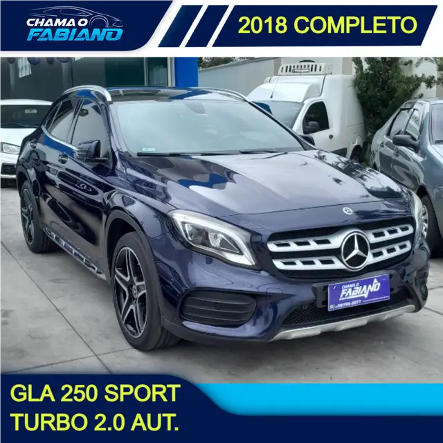 Carro Mercedes-Benz GLA 250  2018 GLA 250 Sport 2.0 TB 16V 4x2  211cv Aut.