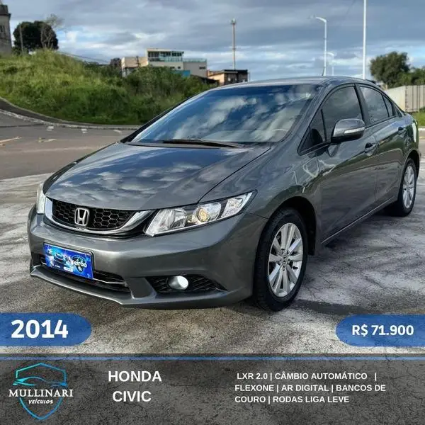 Carro Honda Civic 2014 LXS 1.8 i-VTEC (Aut) (Flex)