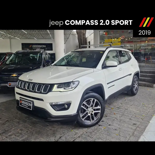 Carro Jeep Compass 2019 2.0 Sport 4x2 (Aut) (Flex)
