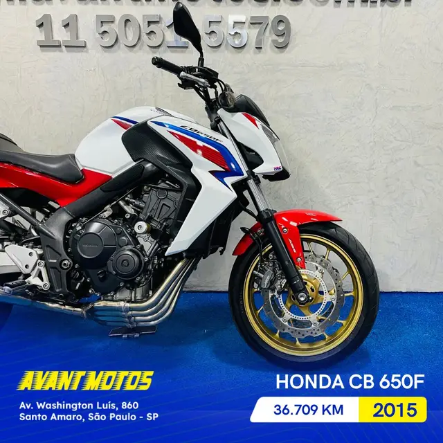 Carro Honda CB 650F 2015 (ABS)