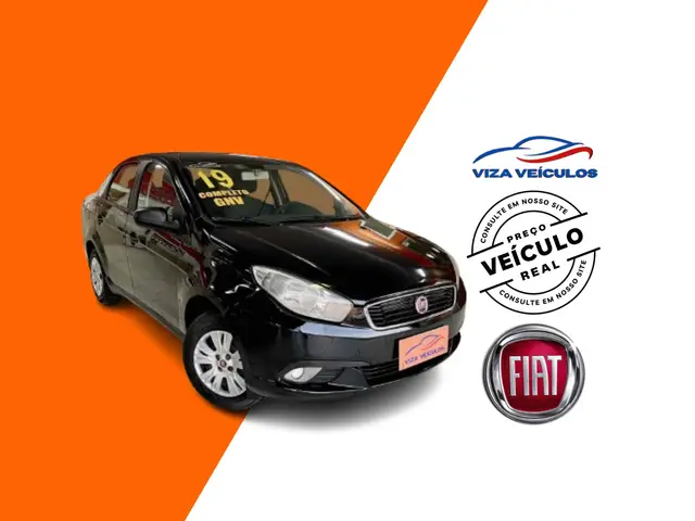 Carro Fiat Grand Siena 2019 Attractive 1.0 (Flex)