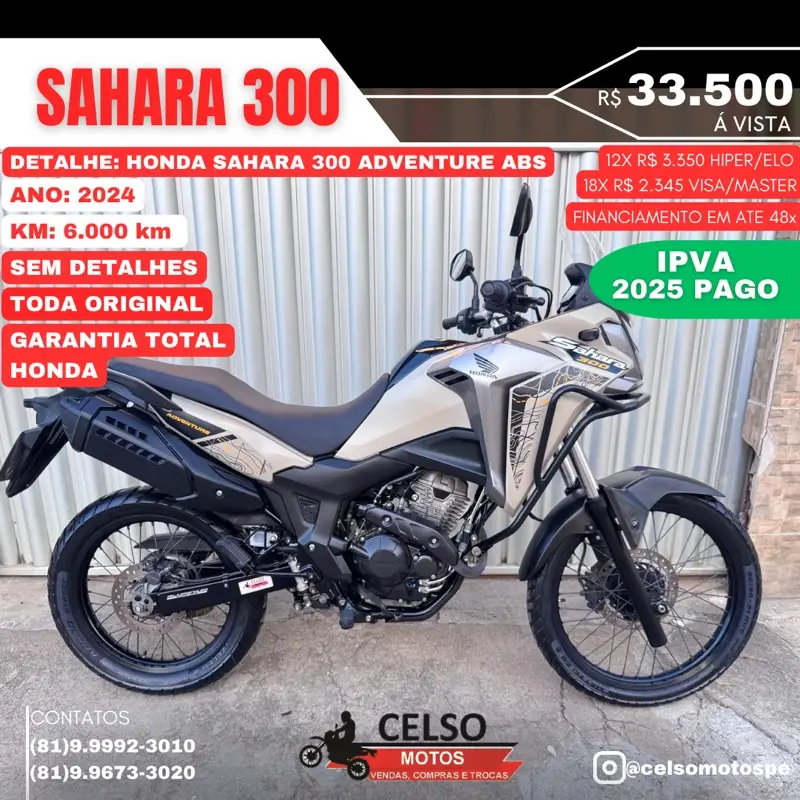 Honda XRE Sahara 300 Adventure