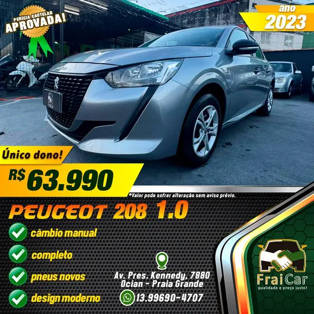 Carro Peugeot 208 2023 Like 1.0 (Flex)
