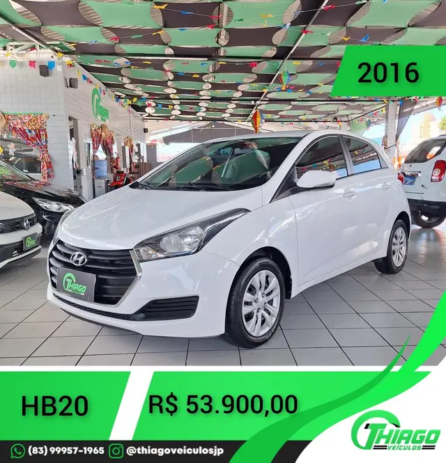 Carro Hyundai HB20 2016 1.6 Comfort Plus (Flex)