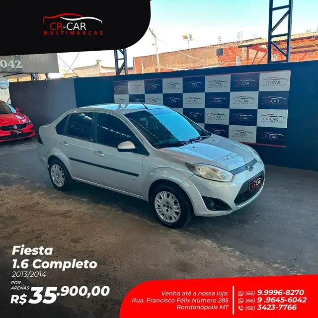 Carro Ford Fiesta Sedan 2014 SE 1.6 Rocam (Flex)