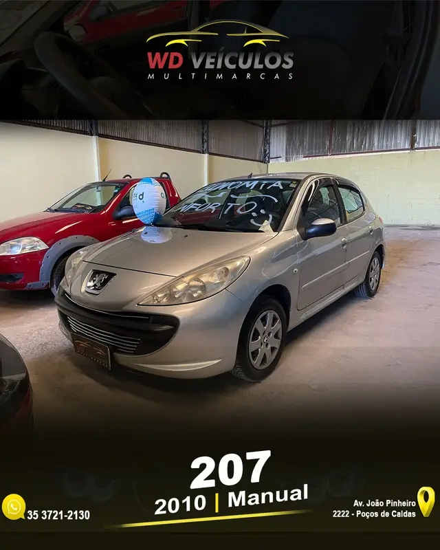 Carro Peugeot 207 2010 Hatch XR 1.4 8V (flex) 2p