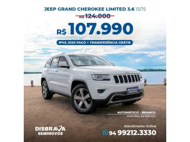 Carro Jeep Grand Cherokee 2015 3.6 V6 Limited 4WD