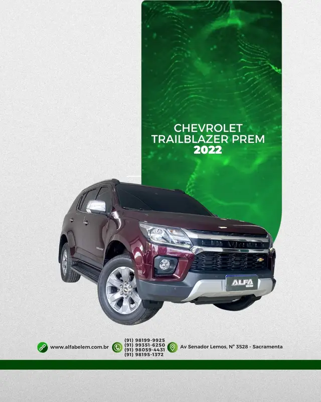 Carro Chevrolet Trailblazer 2022 PREMIER 2.8 TB Diesel (Aut)