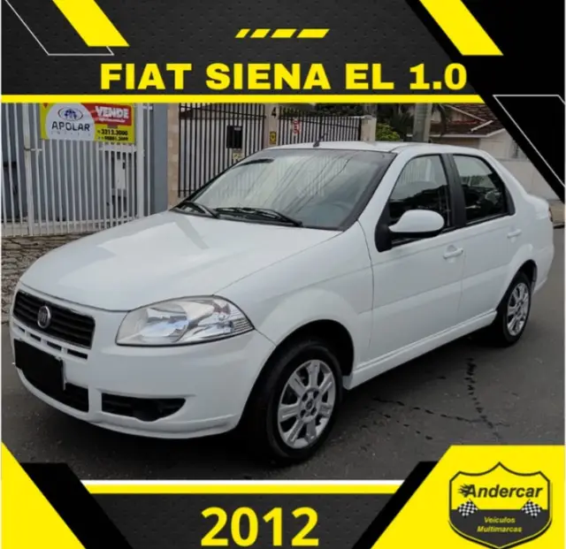 Carro Fiat Siena 2012 EL 1.0 8V (Flex)