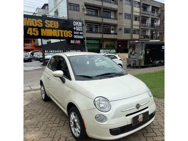 Carro Fiat 500 2015 Cabrio Dualogic 1.4 Evo (Flex)