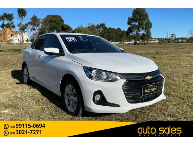 Carro Chevrolet Onix Plus 2021 1.0 LTZ Turbo (Flex) (Aut)