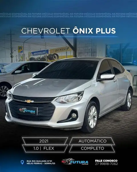 Carro Chevrolet Onix Plus 2021 1.0 LTZ Turbo (Flex) (Aut)