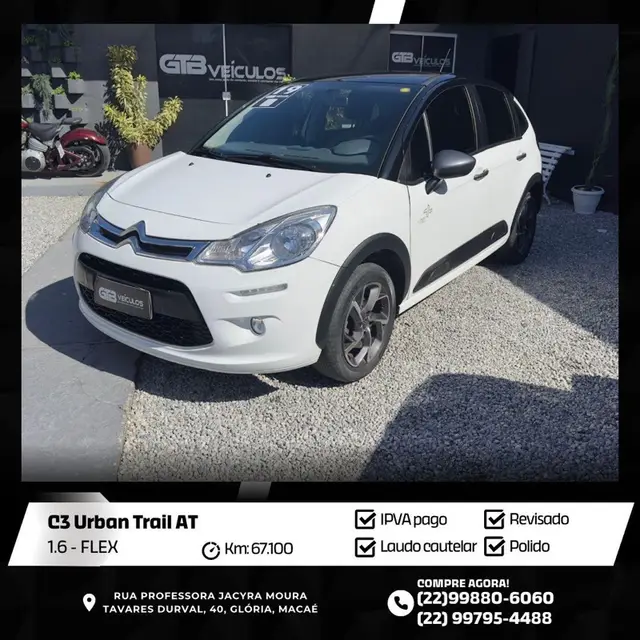 Carro Citroën C3 2019 Urbantrail 1.6 16V (Aut)