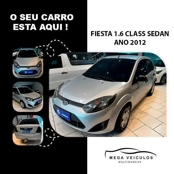 Carro Ford Fiesta Sedan 2012 1.6 (Flex)
