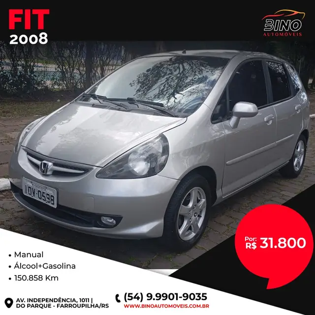 Carro Honda Fit 2008 LX 1.4
