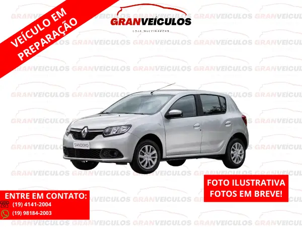 Carro Renault Sandero 2016 Authentique Hi-Power 1.0 16V (Flex)