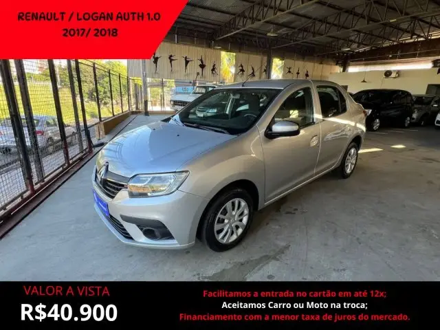 Carro Renault Logan 2018 Authentique 1.0 12V SCe (Flex)