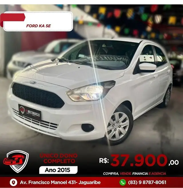Carro Ford Ka 2015 SE 1.0 (Flex)