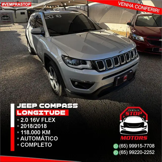 Carro Jeep Compass 2018 2.0 Longitude 4x2 (Aut) (Flex)