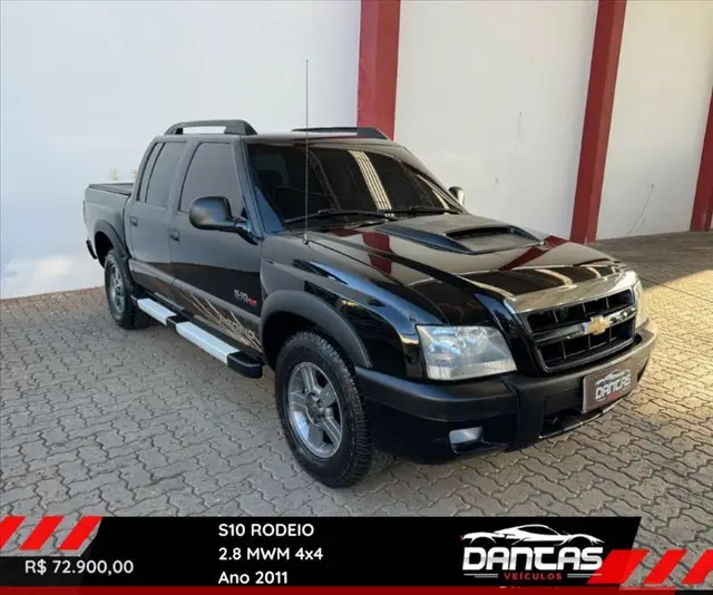 Carro Chevrolet S10 Cabine Dupla 2011 S10 Rodeio 2.8 TD 4X4  (Cab Dupla) TURBO