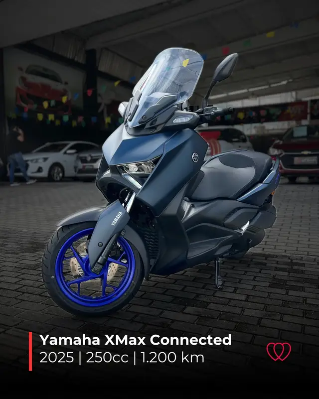 Moto Yamaha XMax 2025 250 Connected
