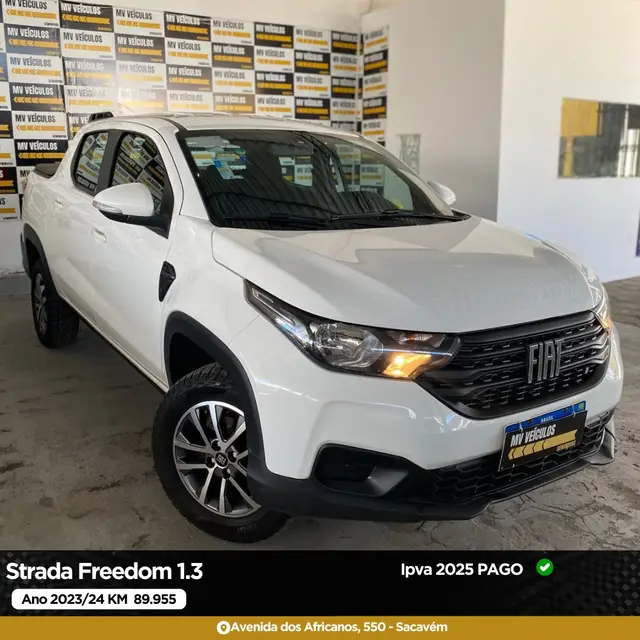 Carro Fiat Strada 2024 Freedom 1.3 Flex 8V CD