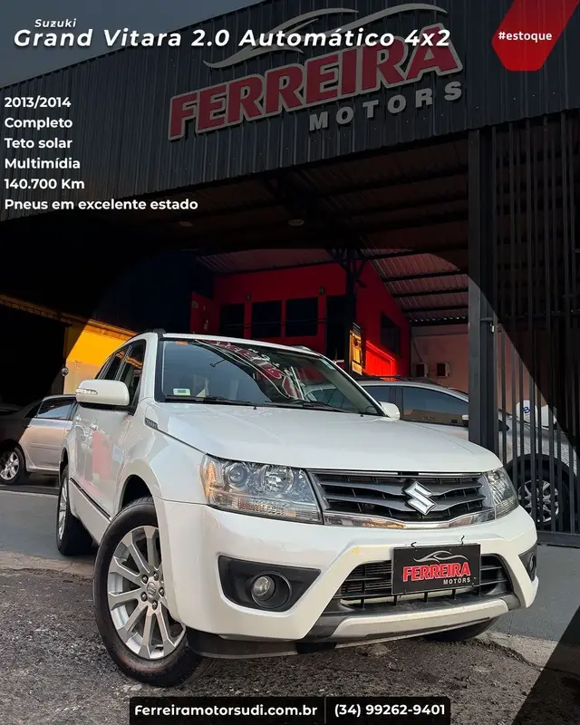 Carro Suzuki Grand Vitara 2014 2.0 16V 2WD (Aut) (Multimídia)