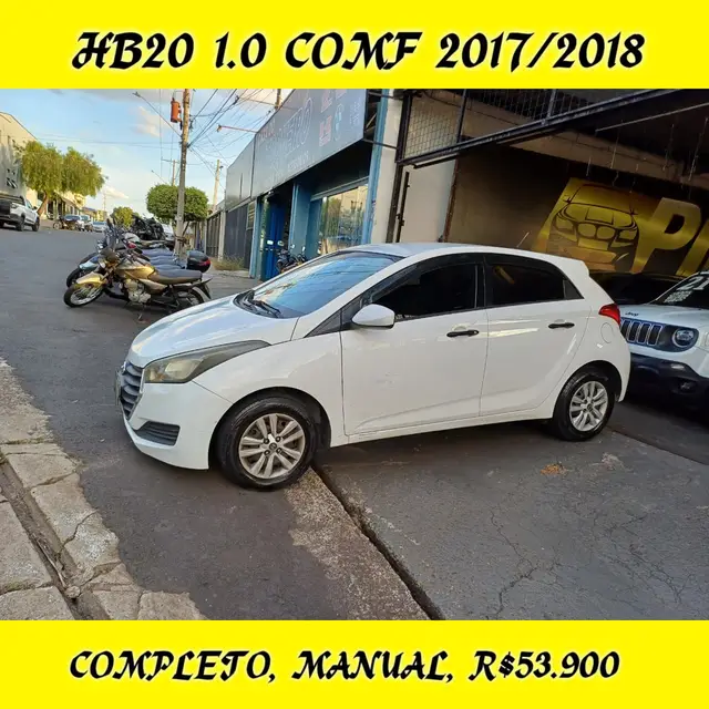 Carro Hyundai HB20 2018 1.6 Comfort Plus (Flex)