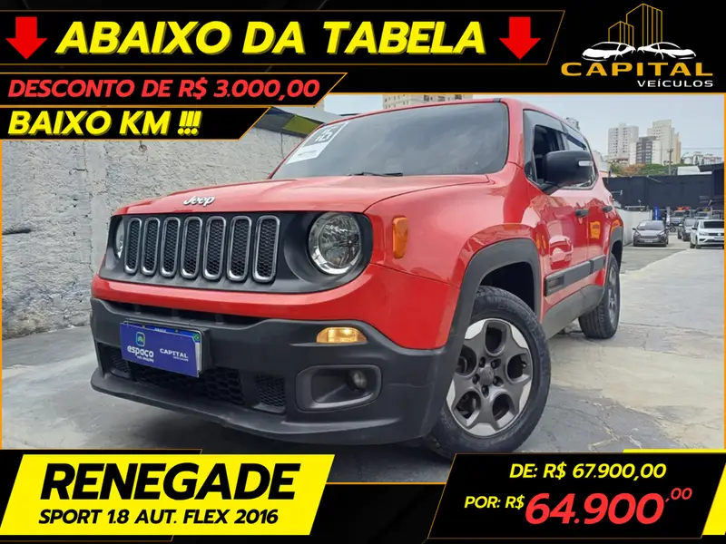 Jeep Renegade Sport 1.8 4x2 (Aut) (Flex)