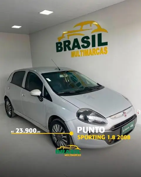 Carro Fiat Punto 2008 Sporting 1.8 (Flex)
