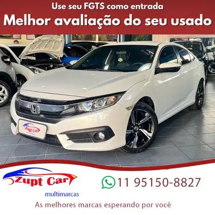 Carro Honda Civic 2017 EX 2.0 i-VTEC CVT