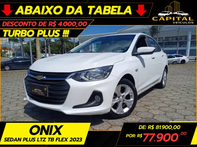 Carro Chevrolet Onix Plus 2023 LTZ 1.0 Turbo